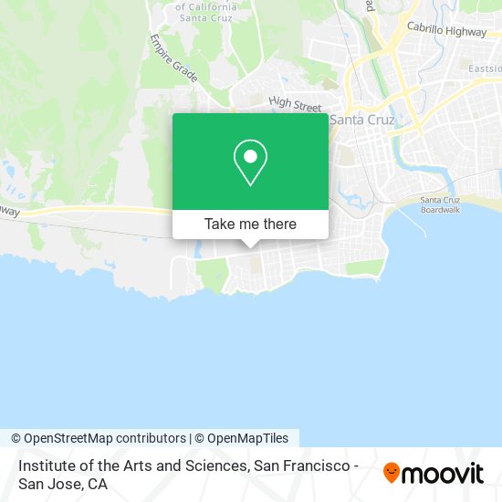 Mapa de Institute of the Arts and Sciences