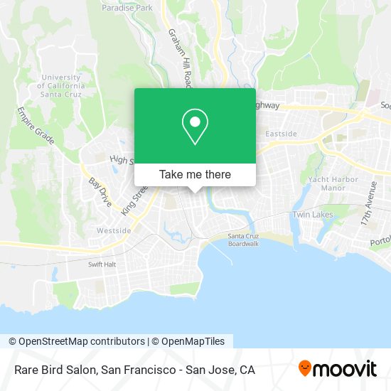 Mapa de Rare Bird Salon