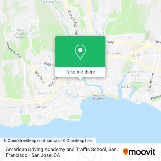 American Driving Academy and Traffic School map