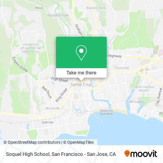 Soquel High School map