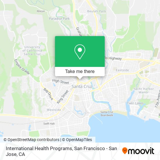 Mapa de International Health Programs