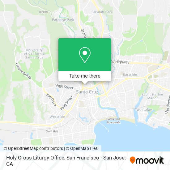 Holy Cross Liturgy Office map