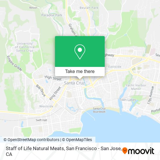 Staff of Life Natural Meats map