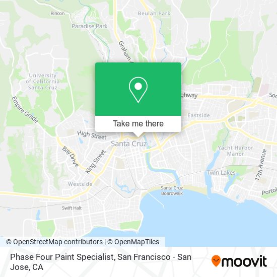 Mapa de Phase Four Paint Specialist