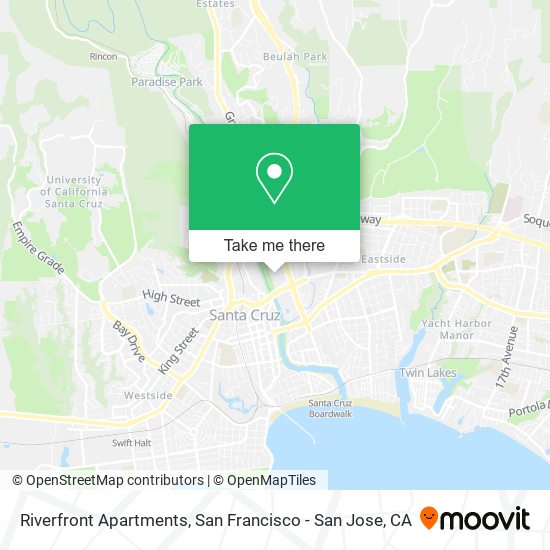 Mapa de Riverfront Apartments