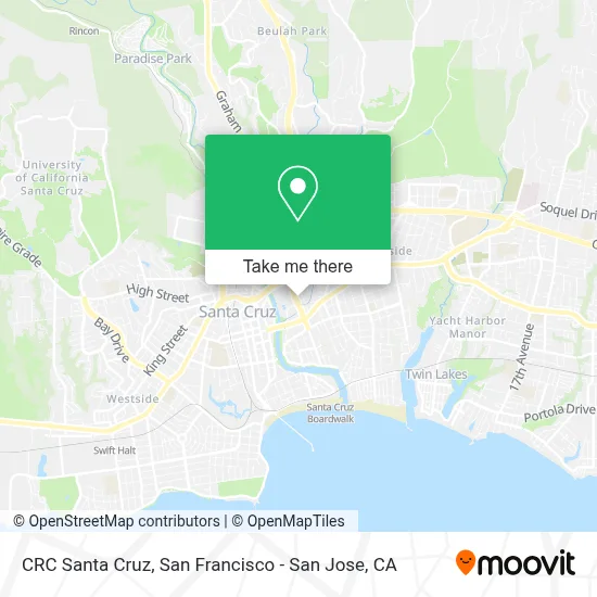 CRC Santa Cruz map