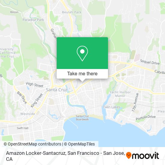 Mapa de Amazon Locker-Santacruz