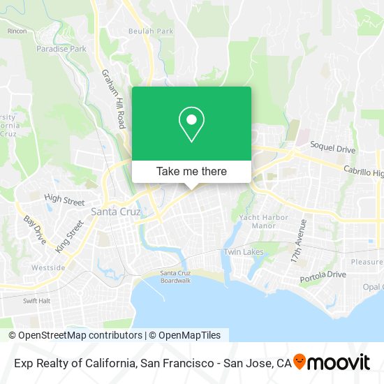 Mapa de Exp Realty of California