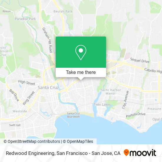 Redwood Engineering map
