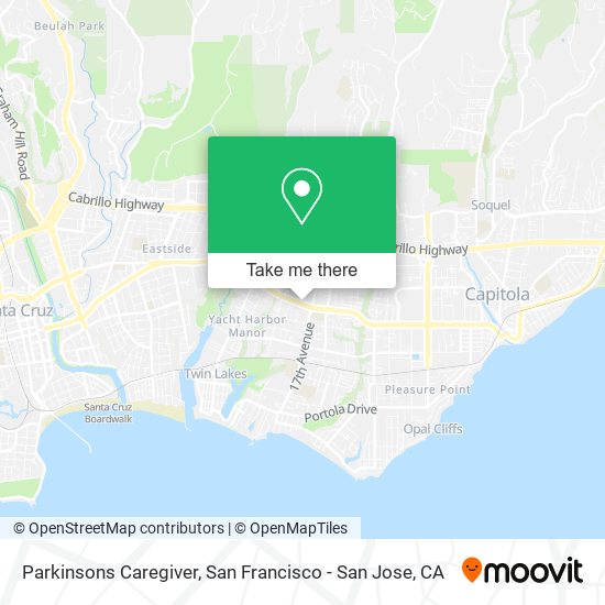 Parkinsons Caregiver map