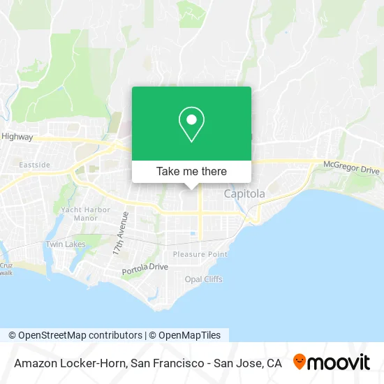 Amazon Locker-Horn map