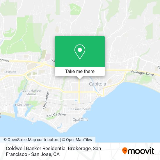 Coldwell Banker Residential Brokerage map