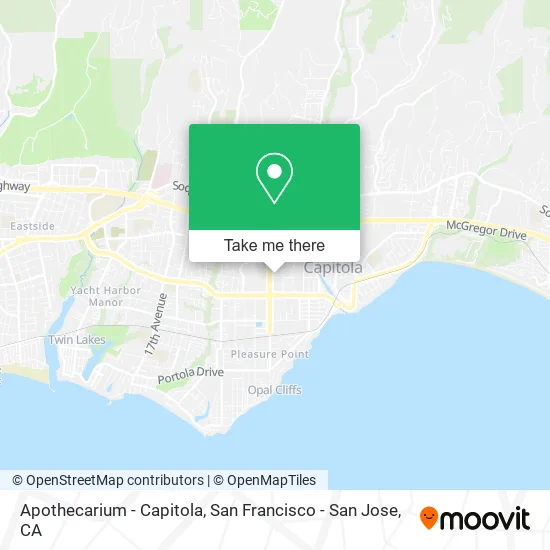 Apothecarium - Capitola map
