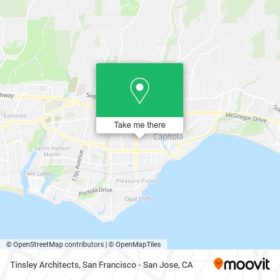 Tinsley Architects map