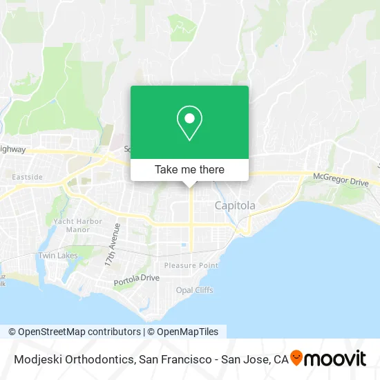 Modjeski Orthodontics map