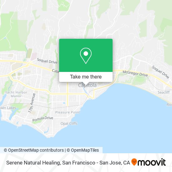 Serene Natural Healing map