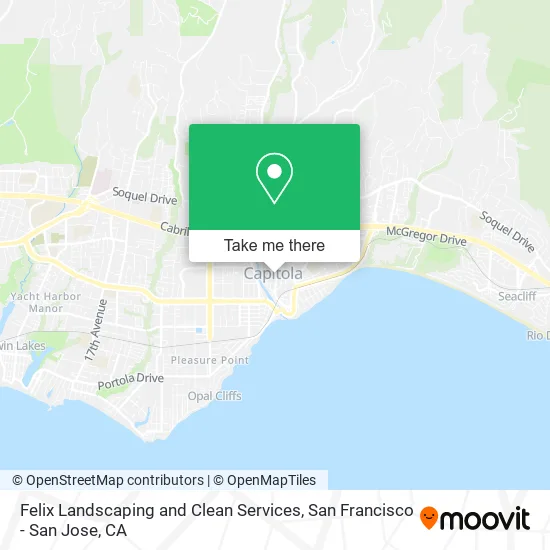 Felix Landscaping and Clean Services map