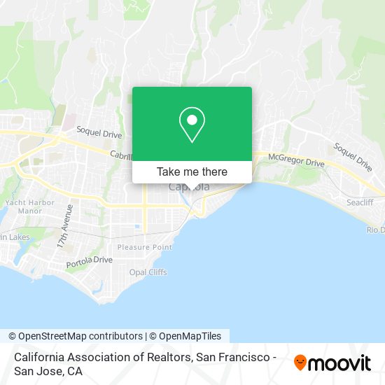 Mapa de California Association of Realtors