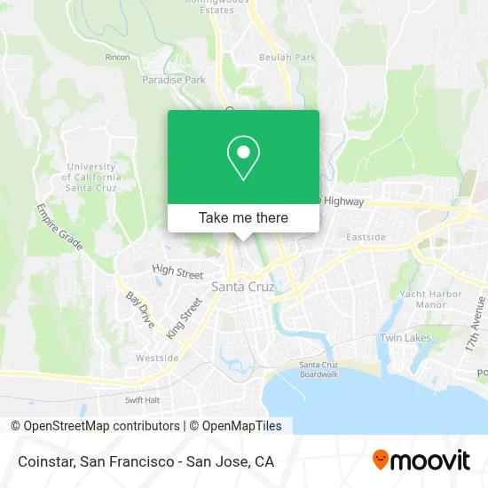 Coinstar map