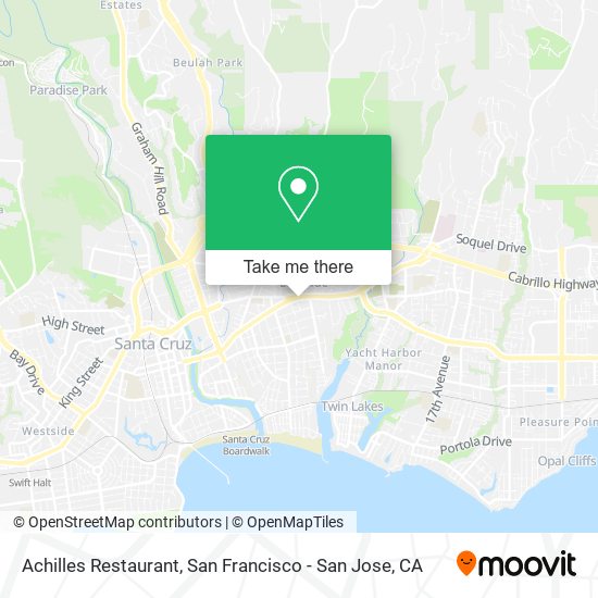 Mapa de Achilles Restaurant
