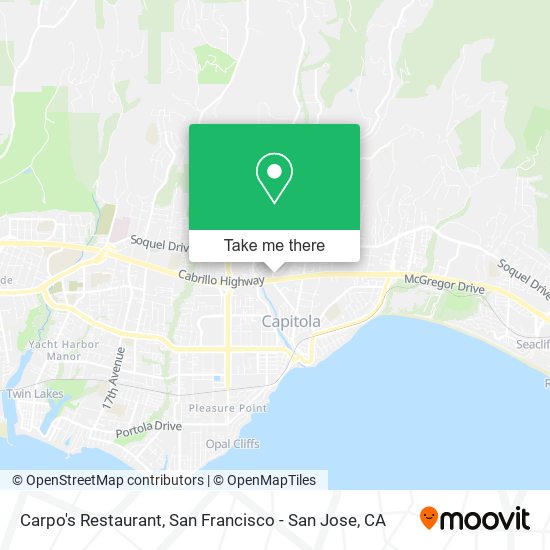 Carpo's Restaurant map