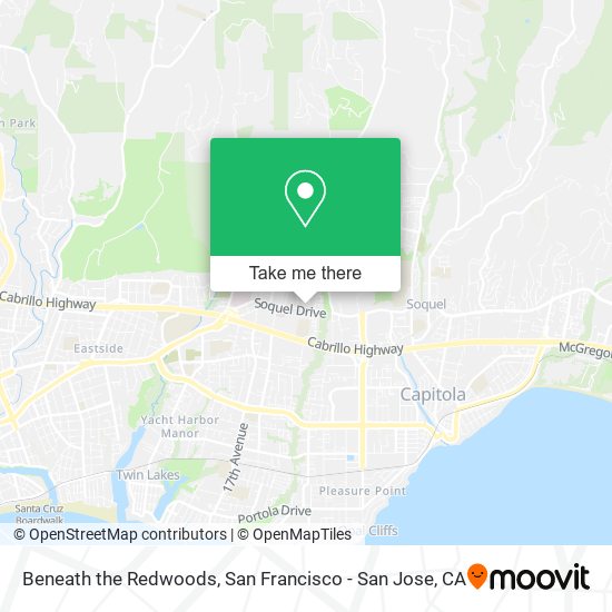 Mapa de Beneath the Redwoods
