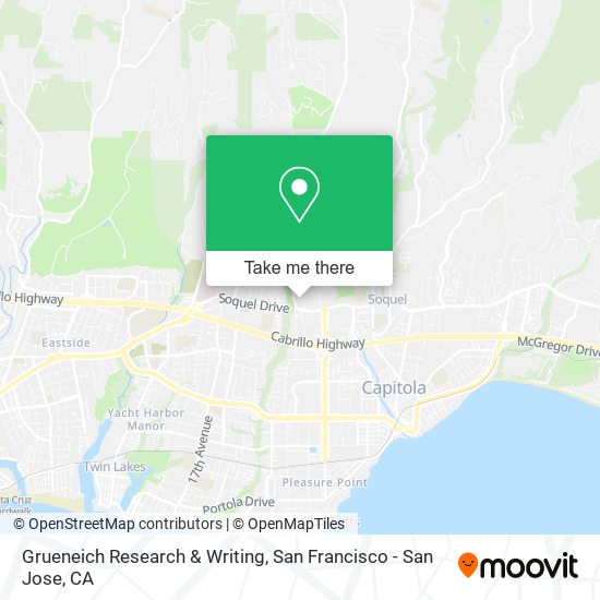 Mapa de Grueneich Research & Writing