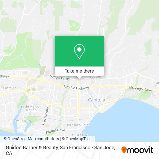 Guido's Barber & Beauty map