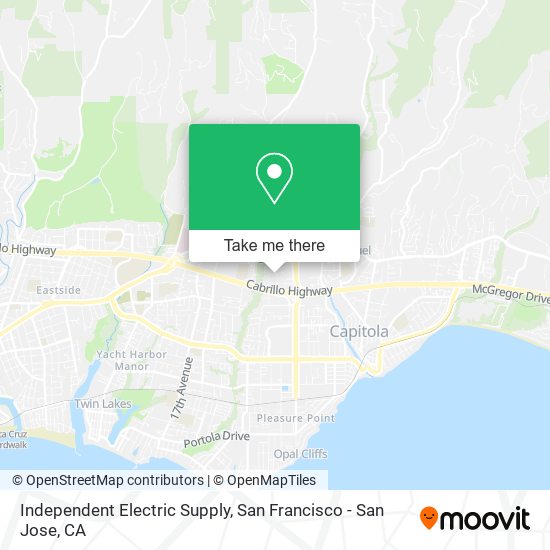 Independent Electric Supply map