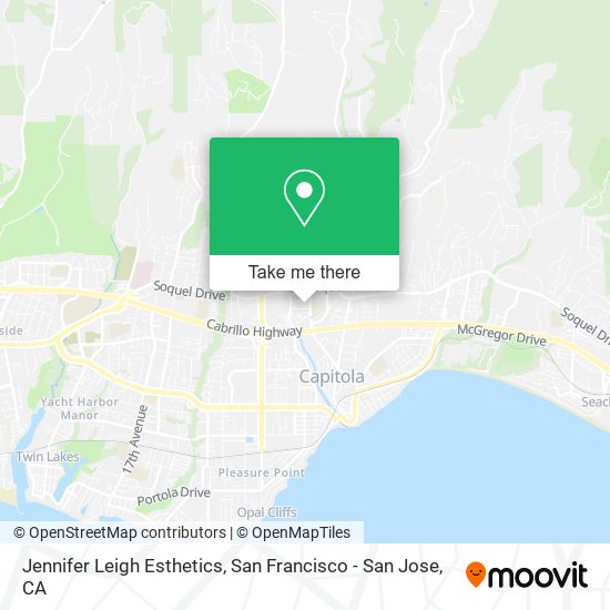 Jennifer Leigh Esthetics map