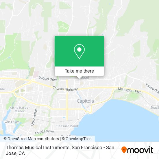 Mapa de Thomas Musical Instruments