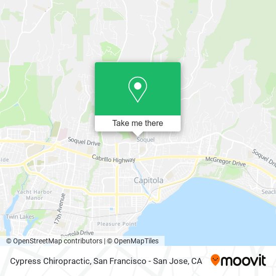 Mapa de Cypress Chiropractic