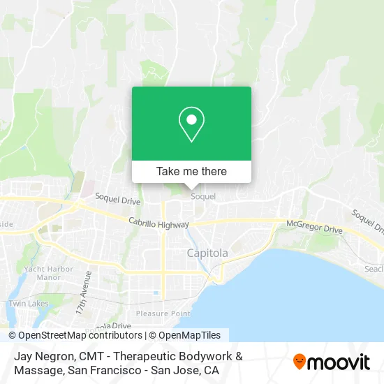 Jay Negron, CMT - Therapeutic Bodywork & Massage map