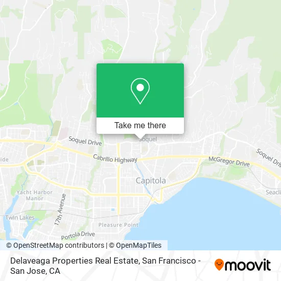Delaveaga Properties Real Estate map