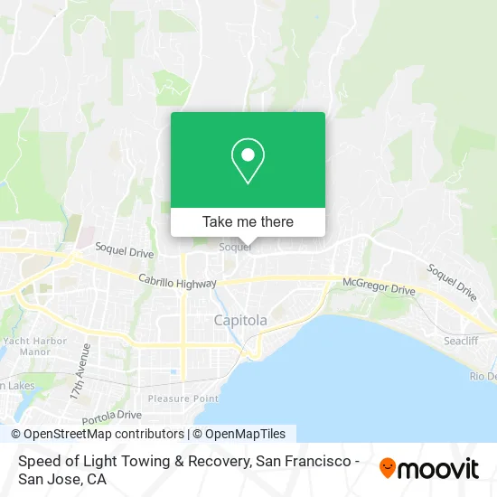 Speed of Light Towing & Recovery map