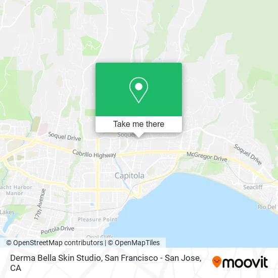 Derma Bella Skin Studio map