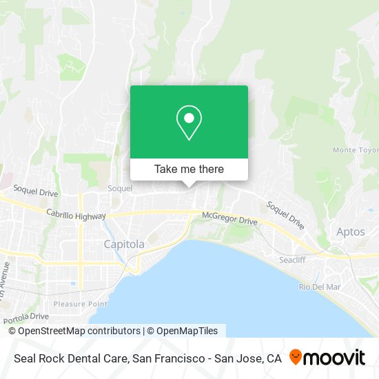 Seal Rock Dental Care map