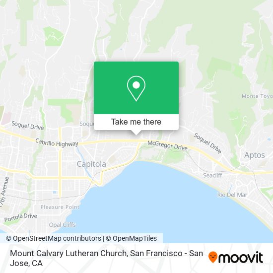 Mapa de Mount Calvary Lutheran Church