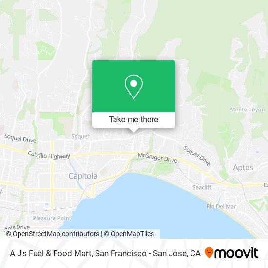 A J's Fuel & Food Mart map
