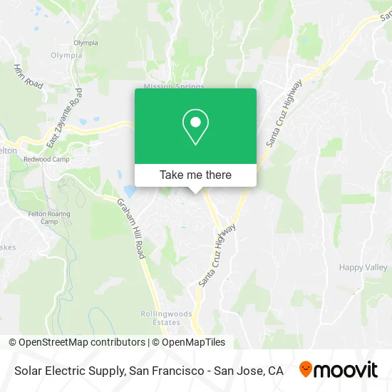 Mapa de Solar Electric Supply