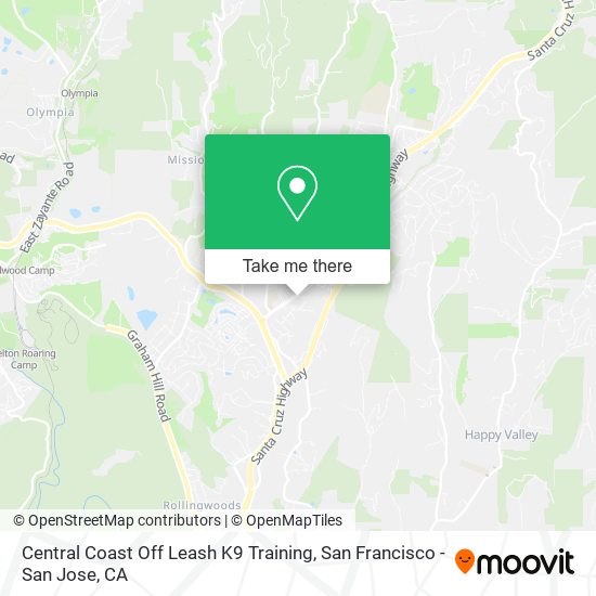 Mapa de Central Coast Off Leash K9 Training