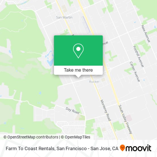 Farm To Coast Rentals map