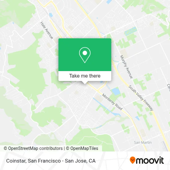 Coinstar map