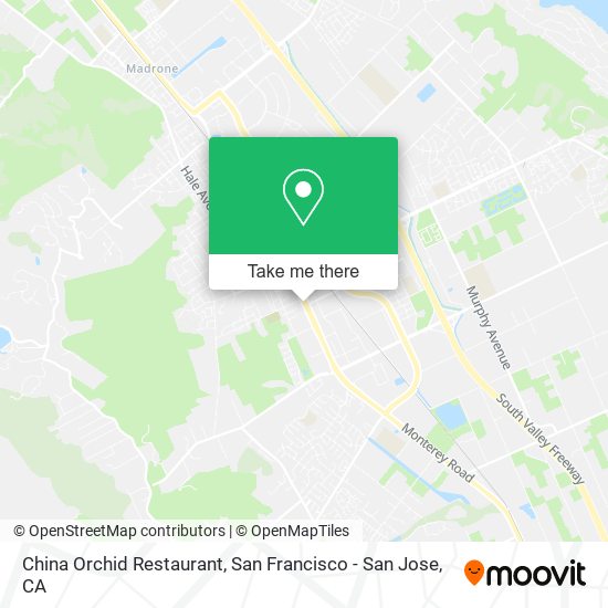 China Orchid Restaurant map