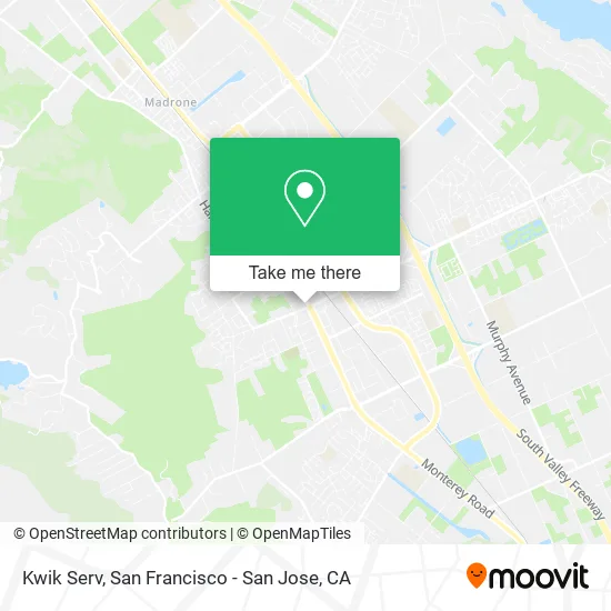 Kwik Serv map