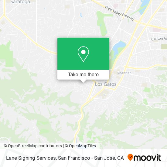 Lane Signing Services map