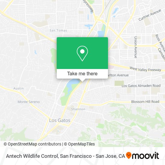 Antech Wildlife Control map