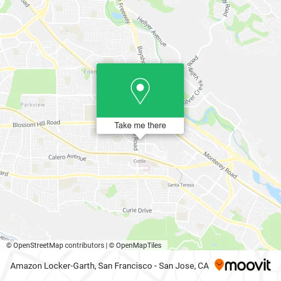 Amazon Locker-Garth map