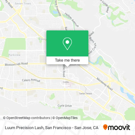 Luum Precision Lash map