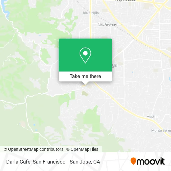 Darla Cafe map